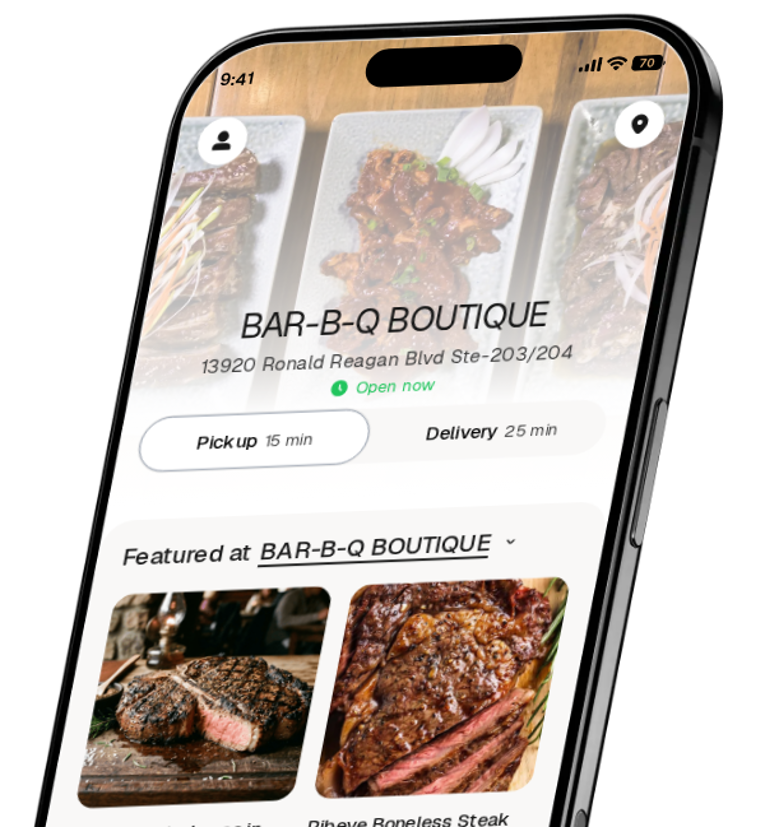 BAR-B-Q BOUTIQUE app preview