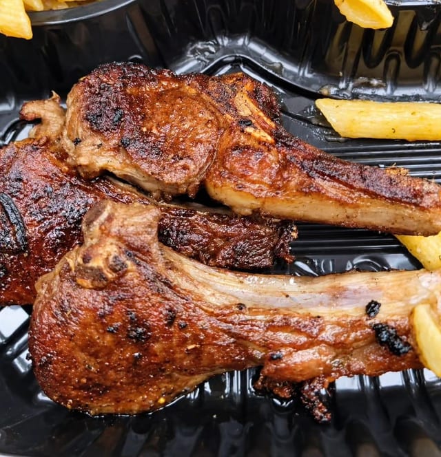 Grilled NJ Lamb Chops.