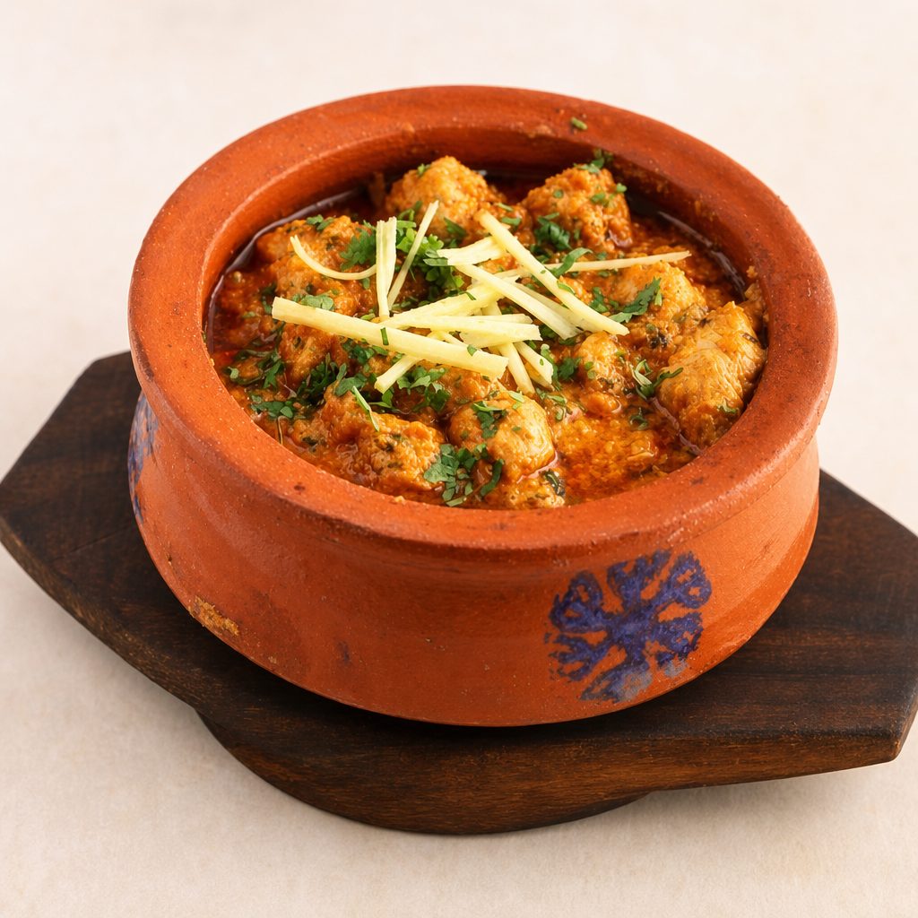 CHICKEN-(BONE-IN) SPICY (served in the reusable claypot).