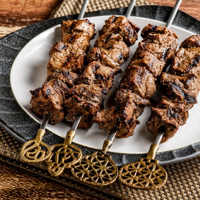 Beef Mediterranean Kebab (4 pcs).