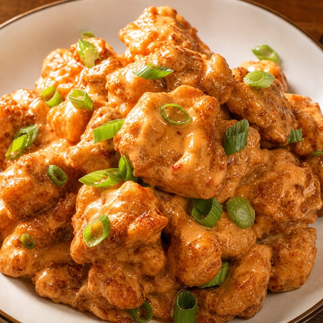 Bang-Bang Chicken Breast Cubes.