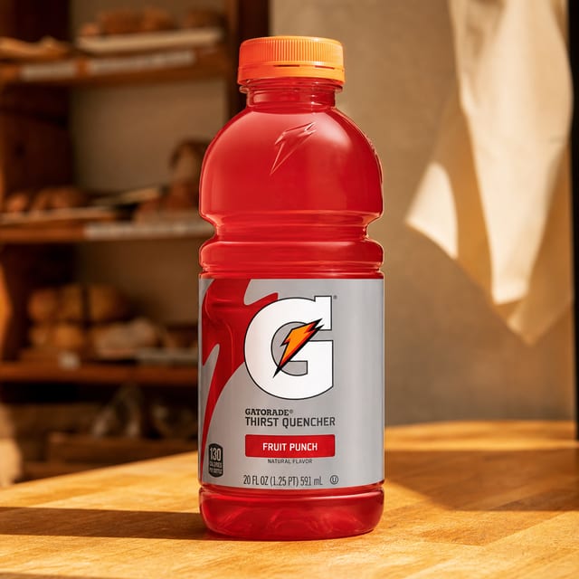 Gatorade Fruit Punch Sports Drink, 20 Oz.