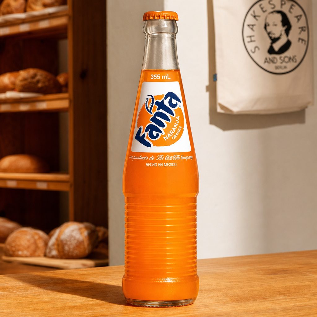 Fanta Glass Bottle.
