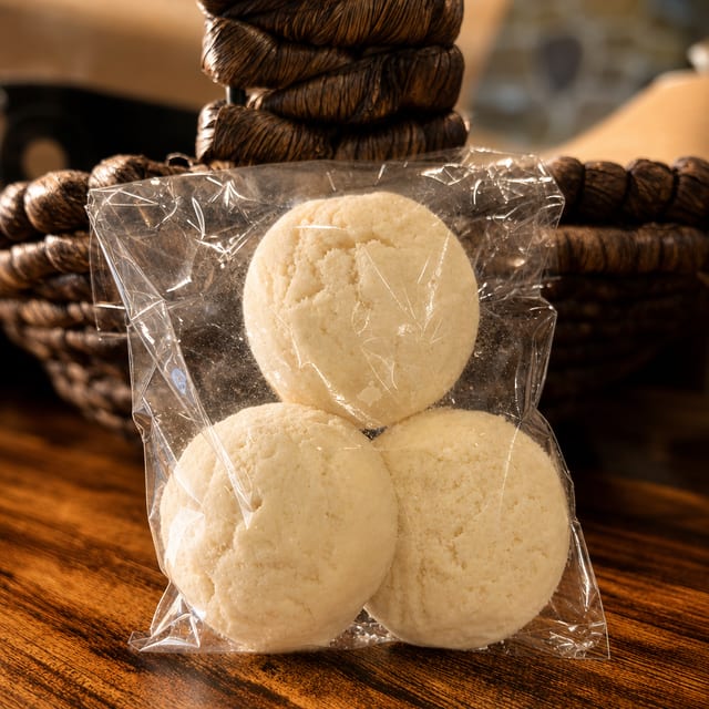 Elaichi (Cardamom) Nan Khatai Cookies [3 cookies].