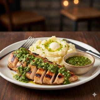 Combo: Chimichurri Chicken Breast (1 pcs) with Mashed Potato