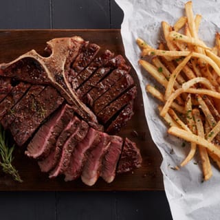 Sirloin in Cowboy Espresso Coffee Rub with Fries