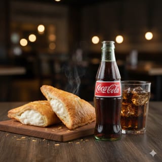 Combo: Chicken Puffs (2 pcs) with Soda